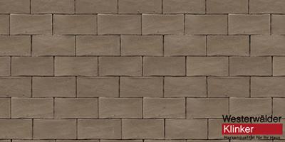 Тротуарная клинкерная брусчатка PK836 Silbergrau nuanciert 200x100x52 Westerwalder Klinker